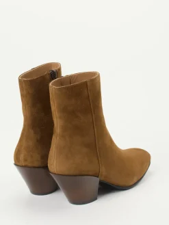 – Ankle Boots aus Veloursleder cognac-Konstantin Starke