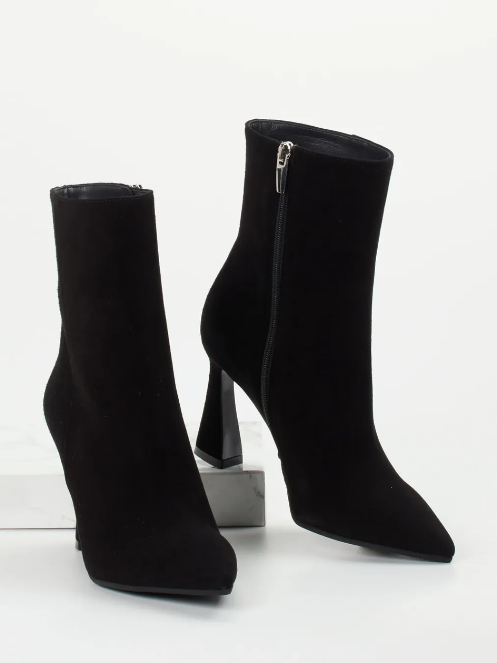 – Ankle Boots aus Veloursleder-Konstantin Starke