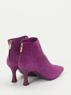 – Ankle Boots aus Veloursleder Violett-Konstantin Starke Sale