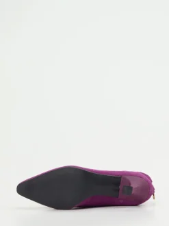 – Ankle Boots aus Veloursleder Violett-Konstantin Starke Sale