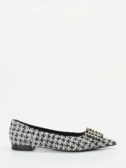 – Ballerinas aus Bouclé-Textil hellgrau-Konstantin Starke New