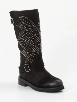 – Biker Boots aus Veloursleder-Konstantin Starke Best