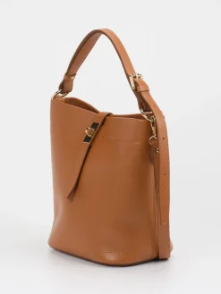 – Bucket Bag aus Leder Cognac-Konstantin Starke Hot