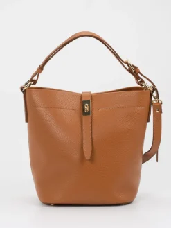 – Bucket Bag aus Leder Cognac-Konstantin Starke Hot