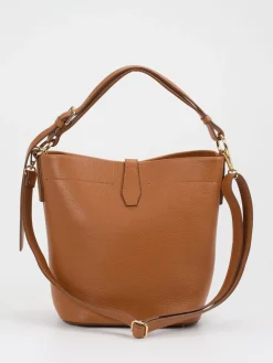 – Bucket Bag aus Leder Cognac-Konstantin Starke Hot