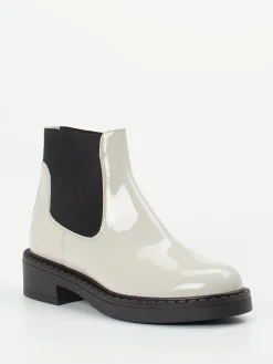 – Chelsea Boots aus Lackleder creme-Konstantin Starke Outlet