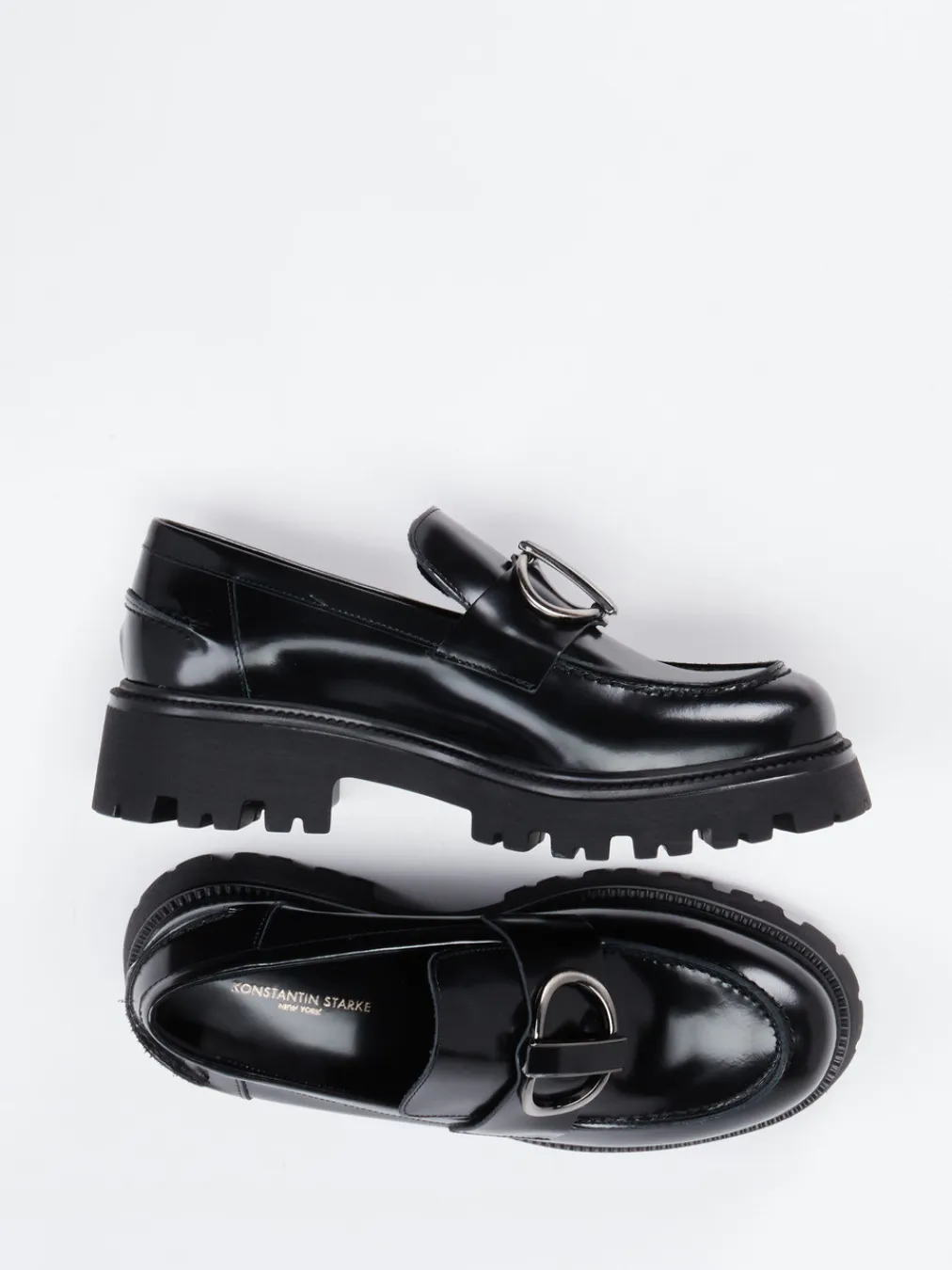 – Chunky-Loafer aus Hochglanzleder-Konstantin Starke Sale