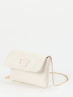 – Clutch aus Lackleder Elfenbein-Konstantin Starke