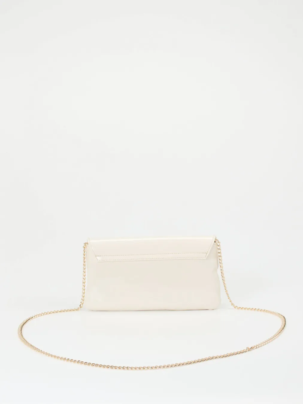 – Clutch aus Lackleder Elfenbein-Konstantin Starke