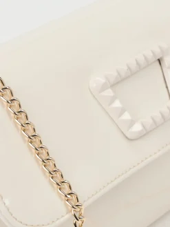 – Clutch aus Lackleder Elfenbein-Konstantin Starke