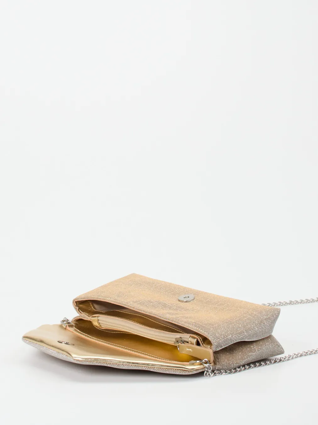 – Clutch aus Textil in Champagner-Konstantin Starke Hot