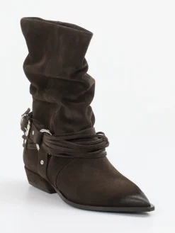 – Cowboyboots aus Veloursleder-Konstantin Starke Hot