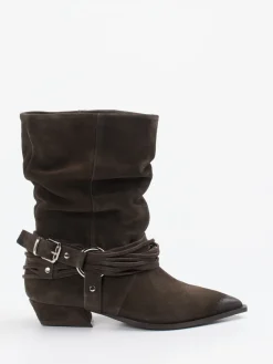 – Cowboyboots aus Veloursleder-Konstantin Starke Hot