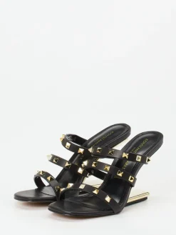 – High Heel Sandalette aus Leder-Konstantin Starke Outlet