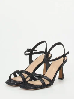 – High Heel Sandaletten aus Metallicleder-Konstantin Starke Discount