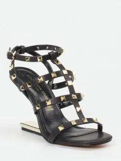 – High-Heel-Sandalette aus Leder-Konstantin Starke Outlet