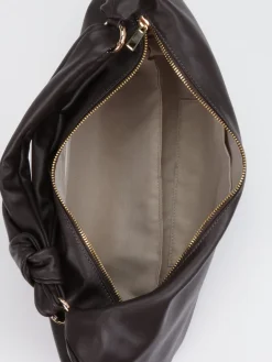 – Hobo Bag aus Lammleder Dunkel-Konstantin Starke Outlet