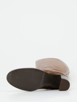 – Kniehohe Stiefel aus Kalbleder Cognac-Konstantin Starke Discount