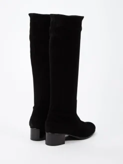 – Kniestiefel aus Veloursleder-Konstantin Starke Clearance