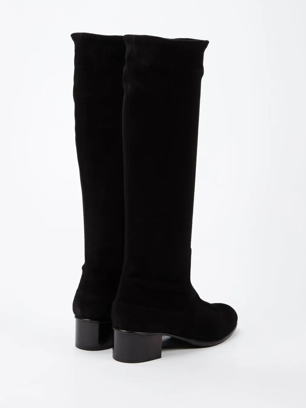 – Kniestiefel aus Veloursleder-Konstantin Starke Clearance