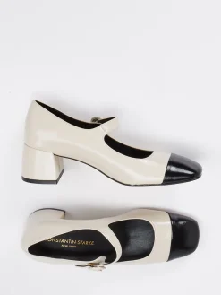 – Mary Jane Pumps aus Lackleder Bicolor-Konstantin Starke Discount
