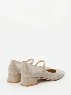 – Mary Jane Pumps aus Metallic-Textil-Konstantin Starke Discount