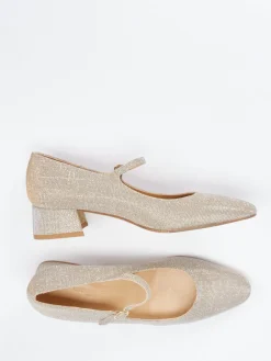 – Mary Jane Pumps aus Metallic-Textil-Konstantin Starke Discount