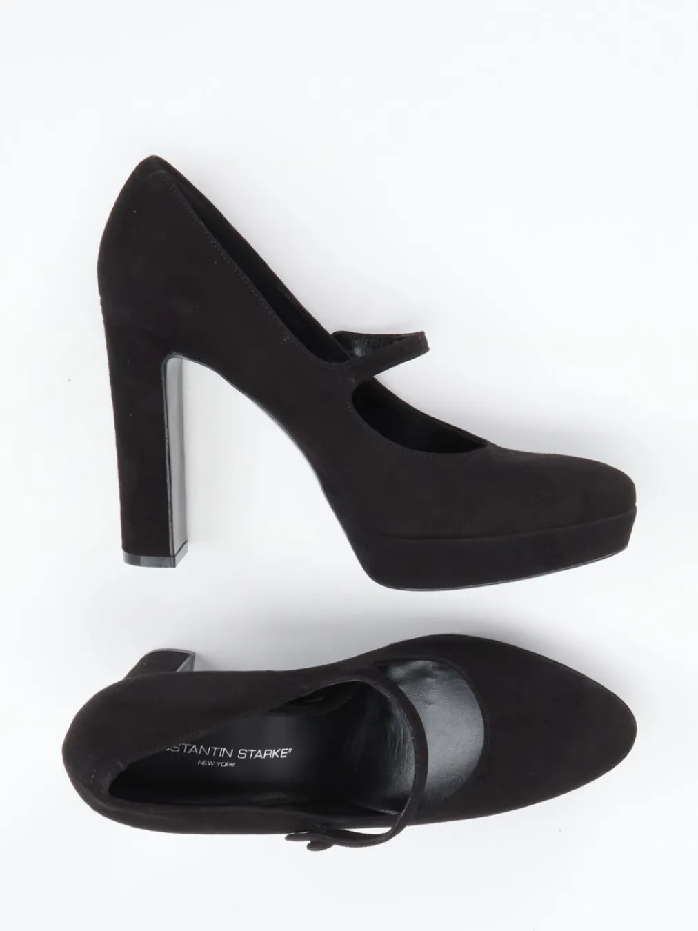 – Mary Jane Pumps aus Veloursleder-Konstantin Starke