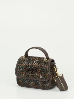 – Mini-Bag aus Textil Dunkel-Konstantin Starke Outlet