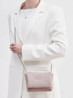 – Minitasche aus Textil in Roségold-Konstantin Starke Sale