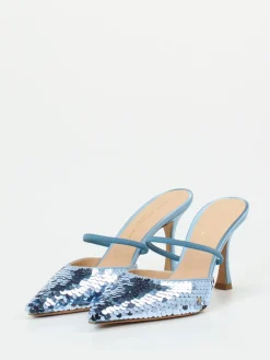 – Mules aus Metallic mit Pailletten-Konstantin Starke Clearance