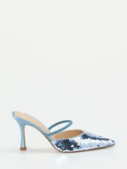 – Mules aus Metallic mit Pailletten-Konstantin Starke Clearance