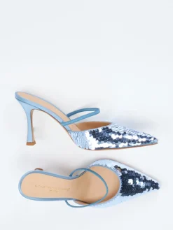 – Mules aus Metallic mit Pailletten-Konstantin Starke Clearance