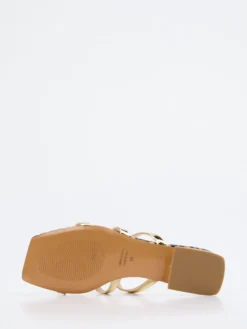 – Mules aus Metallicleder goldfarben-Konstantin Starke Online