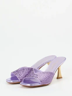 – Mules aus Metallicleder Flieder-Konstantin Starke Hot