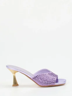 – Mules aus Metallicleder Flieder-Konstantin Starke Hot