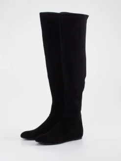 – Overknees aus Stretch-Veloursleder-Konstantin Starke New