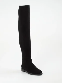 – Overknee-Stiefel aus Veloursleder-Konstantin Starke New