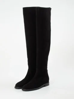 – Overknee-Stiefel aus Veloursleder-Konstantin Starke New