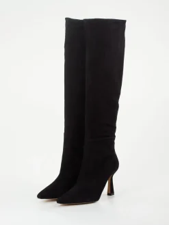 – Overknee-Stiefel aus Veloursleder-Konstantin Starke Best