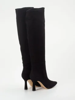 – Overknee-Stiefel aus Veloursleder-Konstantin Starke Best