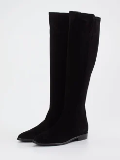 – Overknee-Stiefel aus Veloursleder-Konstantin Starke Discount