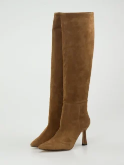 – Overknee-Stiefel aus Veloursleder-Konstantin Starke New