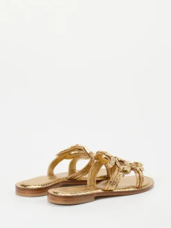 – Pantolette aus Metallicleder-Konstantin Starke Clearance