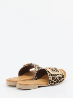 – Pantolette aus Fell mit Leopardmuster-Konstantin Starke Discount