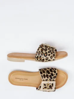 – Pantolette aus Fell mit Leopardmuster-Konstantin Starke Discount