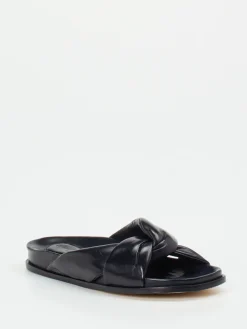 – Pantolette aus Lammleder in Schwarz-Konstantin Starke Clearance