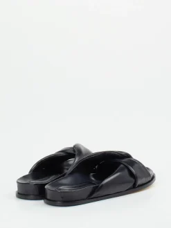 – Pantolette aus Lammleder in Schwarz-Konstantin Starke Clearance