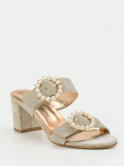 – Pantolette aus Metallicleder-Konstantin Starke Sale