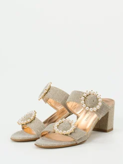 – Pantolette aus Metallicleder-Konstantin Starke Sale